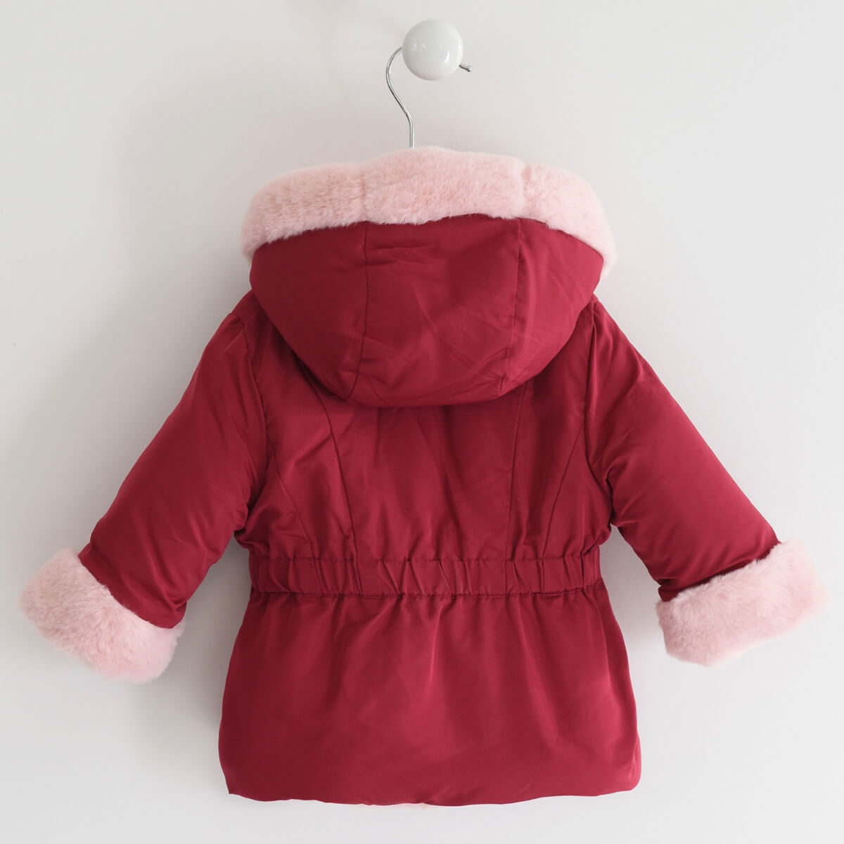 Minibanda Baby Girls Red Thermal Fabric Padded Jacket