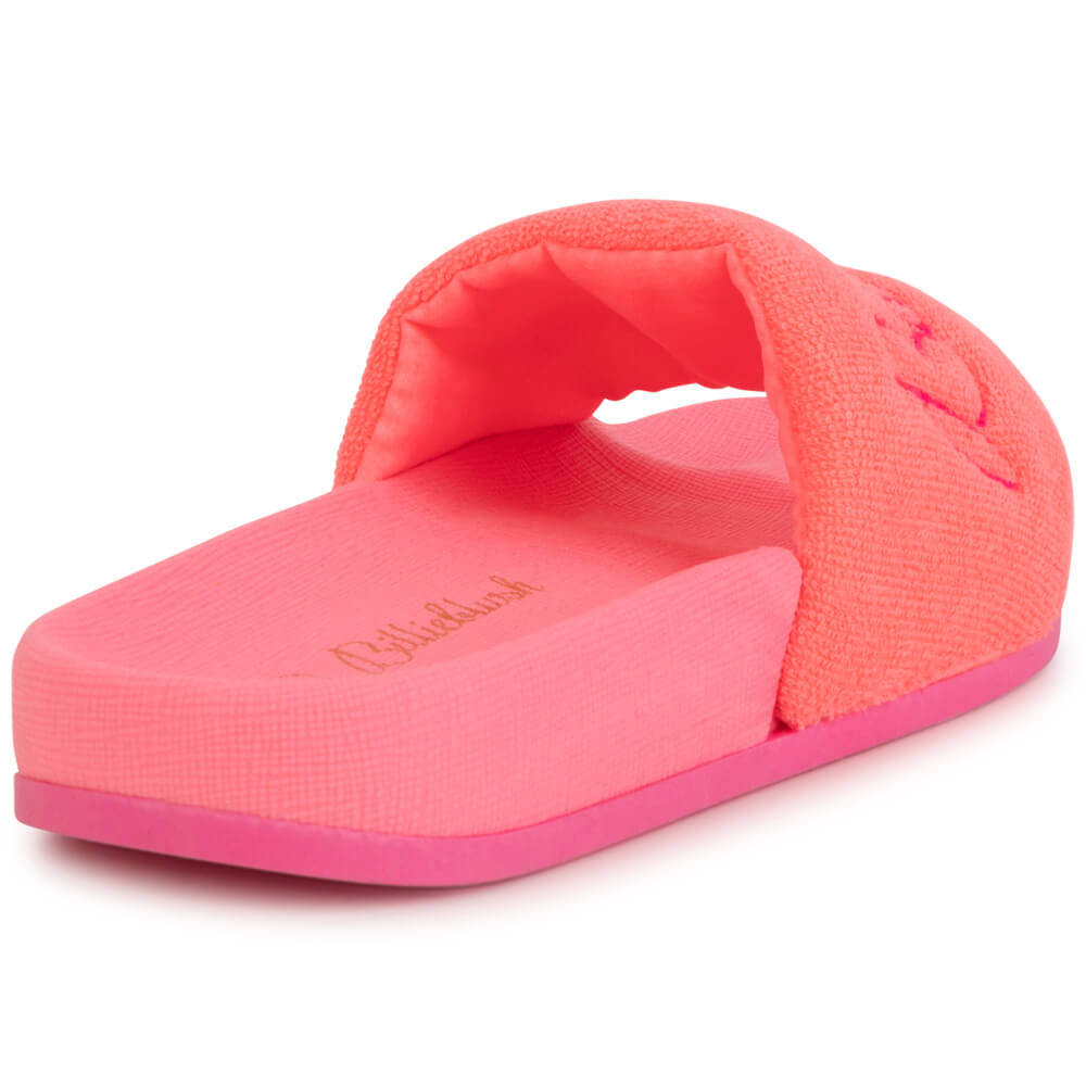 Billieblush Girls Fuschia Aqua Slides
