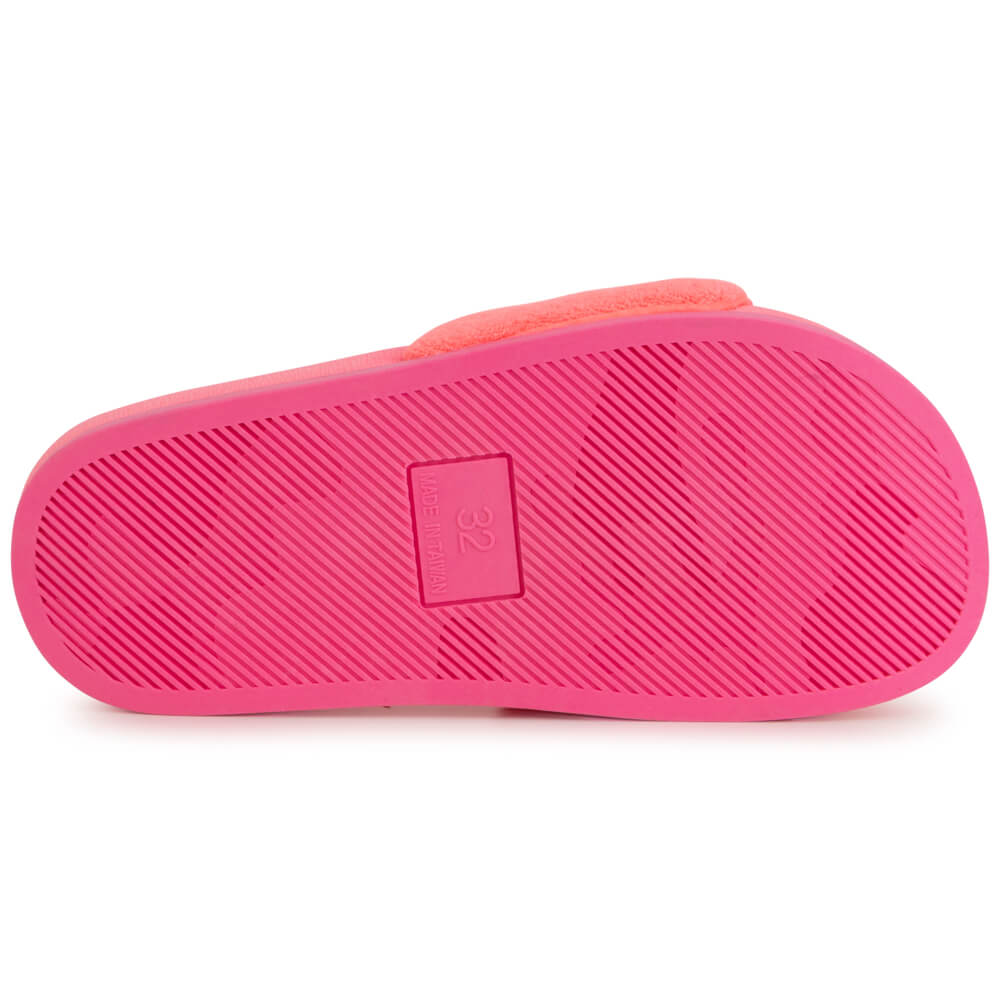Billieblush Girls Fuschia Aqua Slides