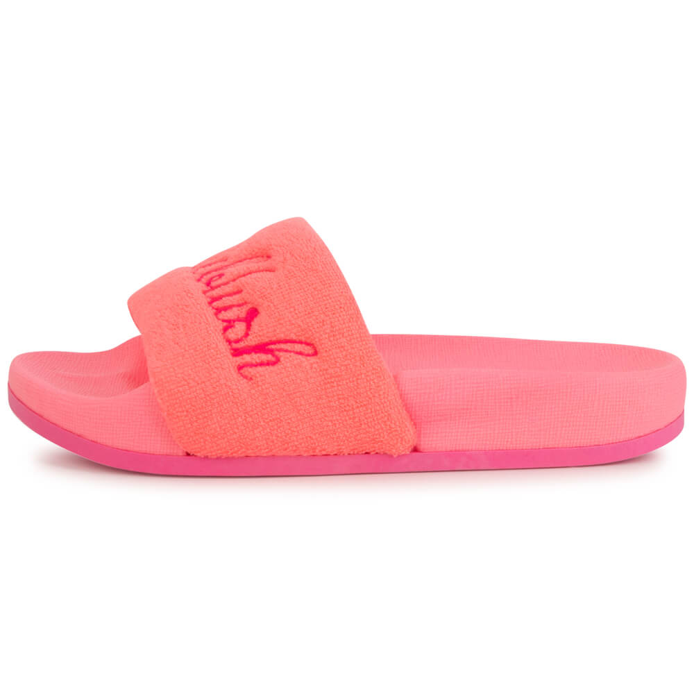 Billieblush Girls Fuschia Aqua Slides