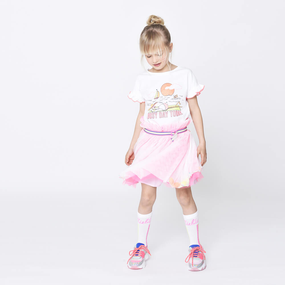 Billieblush Girls White Petticoat / Skirt