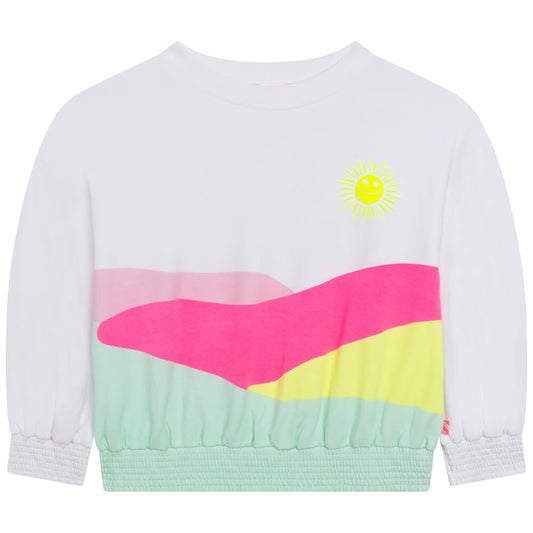 Billieblush Girls White Sweatshirt