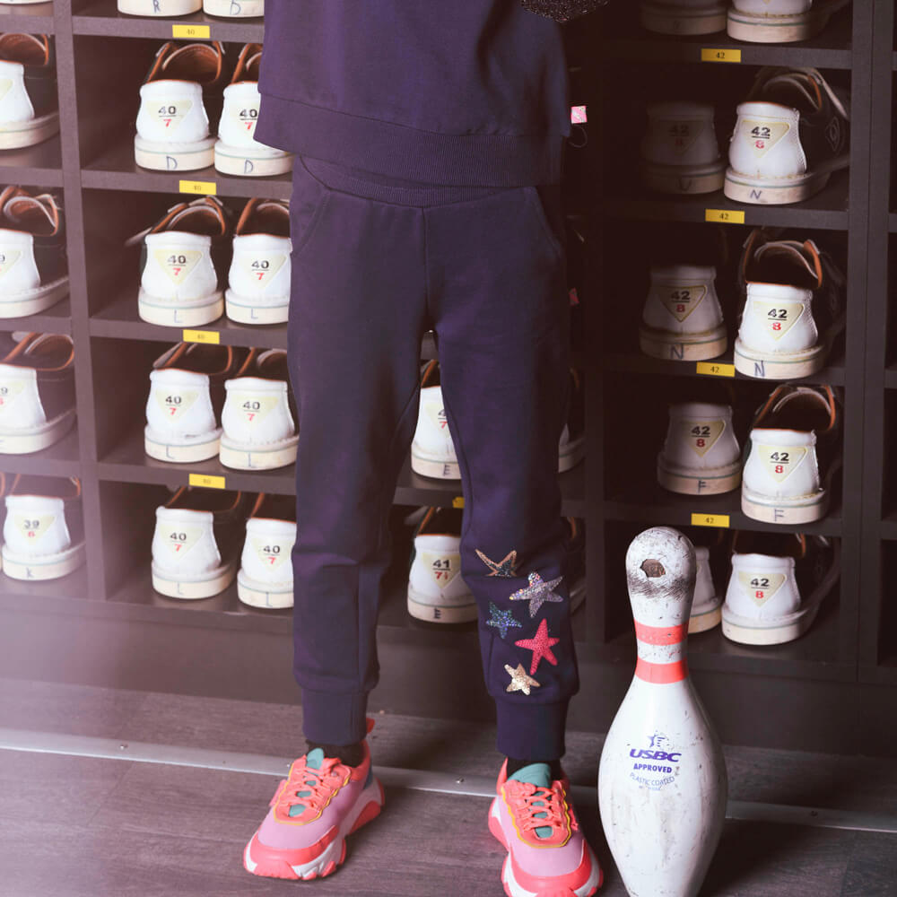 Billieblush Girls Navy Jogging Bottoms