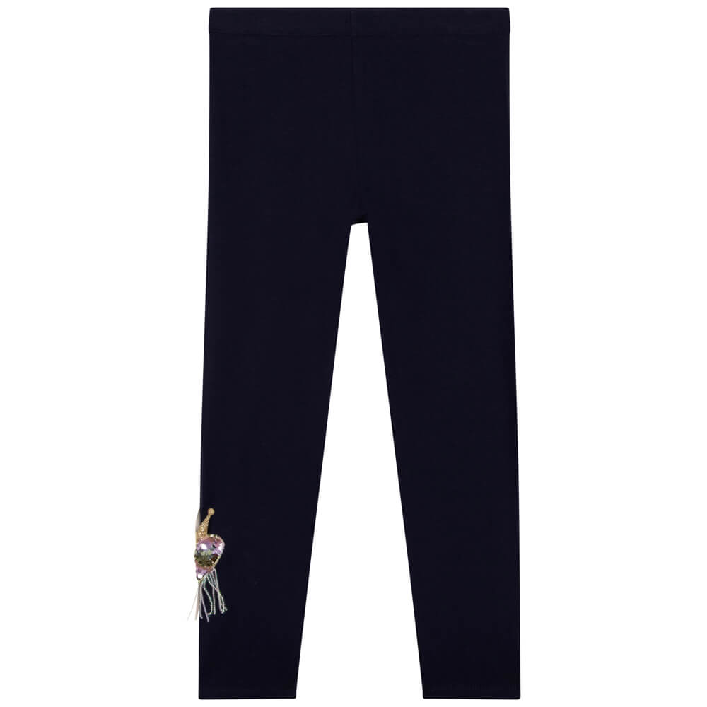 Billieblush Girls Navy Leggings