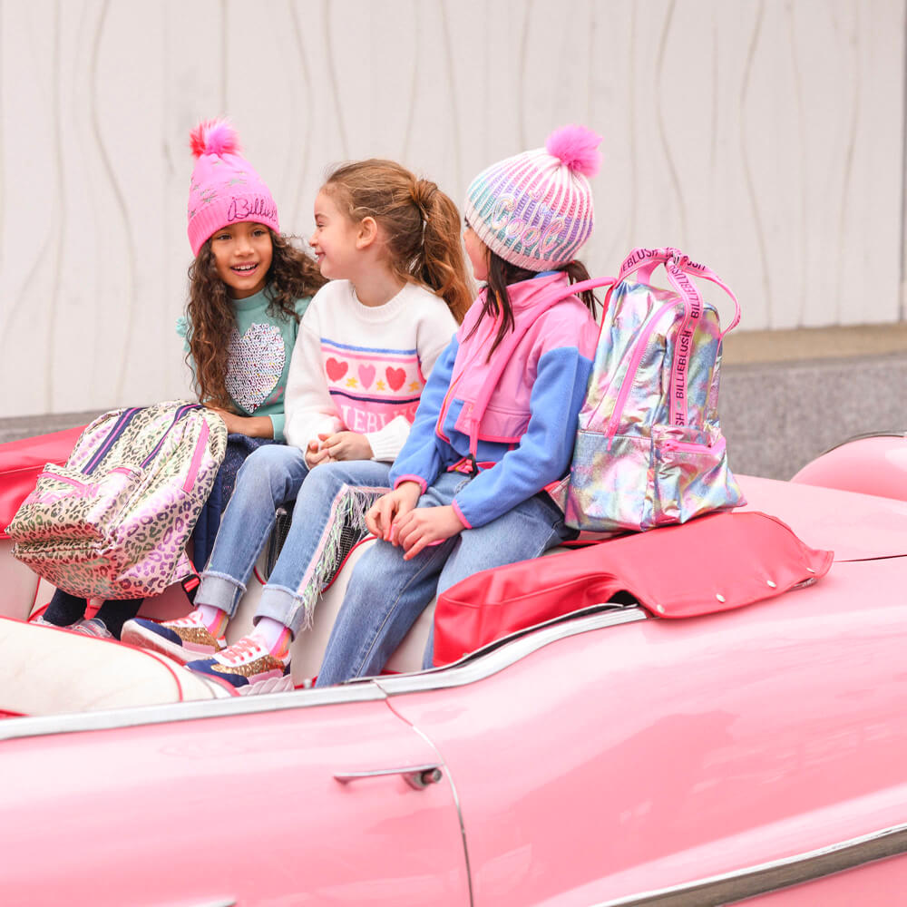 Billieblush Girls Pink Pull On Hat