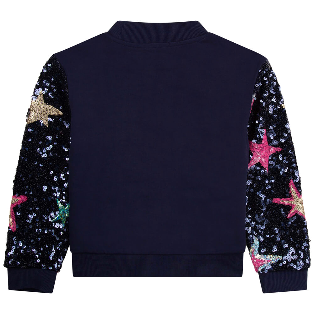 Billieblush Girls Navy Sweatshirt