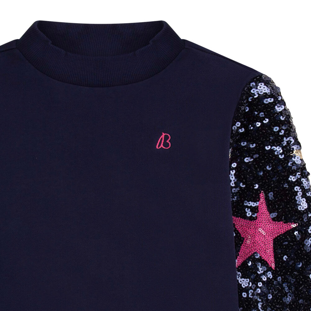 Billieblush Girls Navy Sweatshirt
