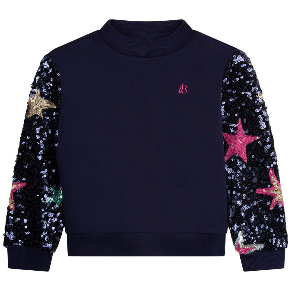 Billieblush Girls Navy Sweatshirt