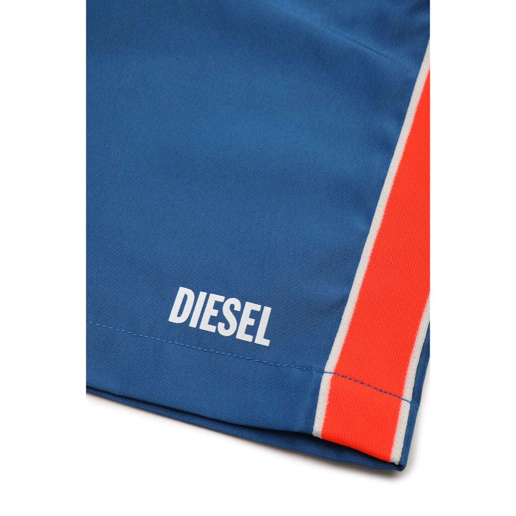 Diesel Unisex Blue Shorts in Oxford Polyester