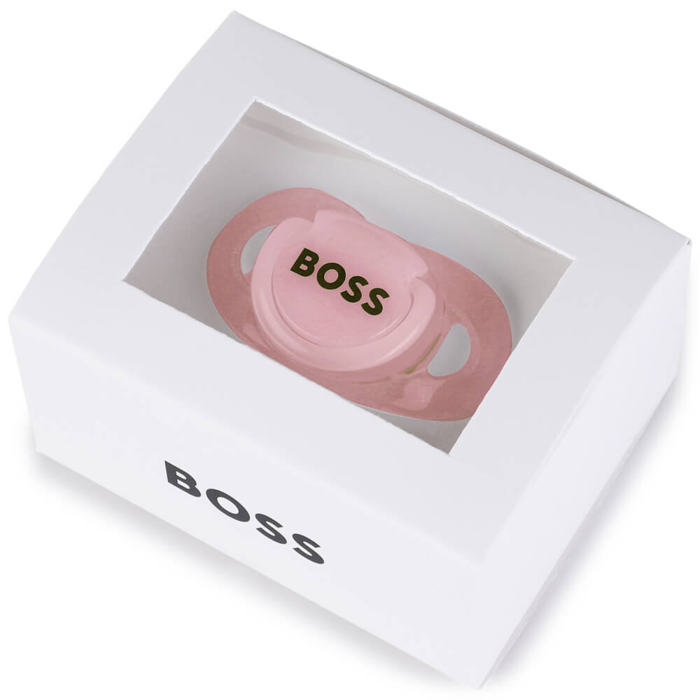 Boss Kidswear Baby Girls Pink Dummy