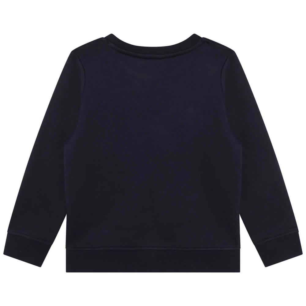 Boss Kidswear Boys Navy Blue Sweatshirt