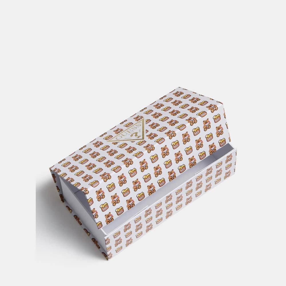 Guess Unisex Brown & Multi-colour Babys Bottle Bag