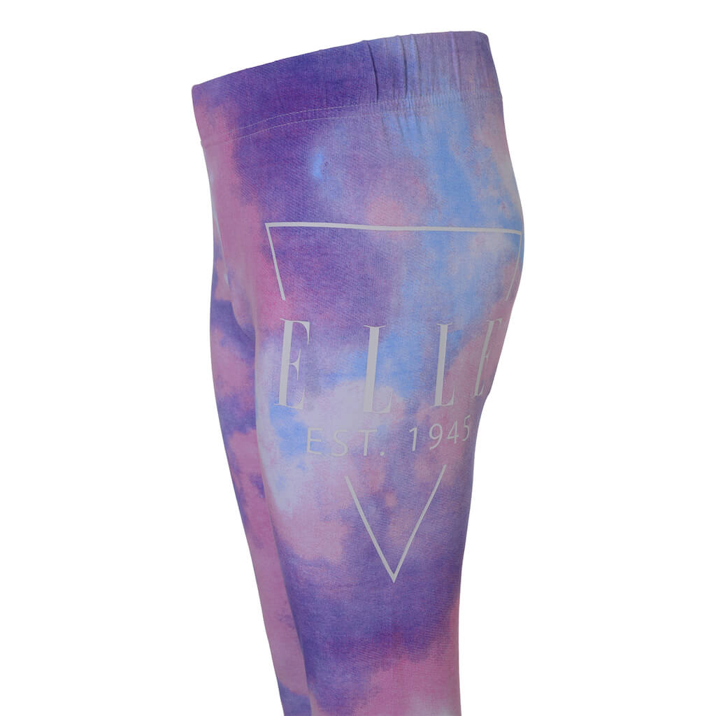 Elle Girls Crystal Blue Cloud Leggings