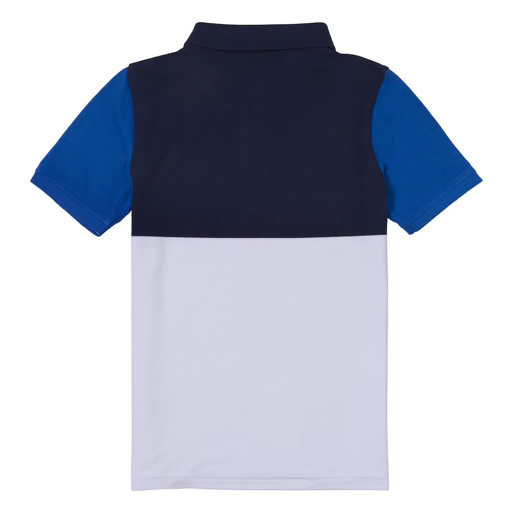 Jack Wills Boys Classic Blue Block Polo T-Shirt