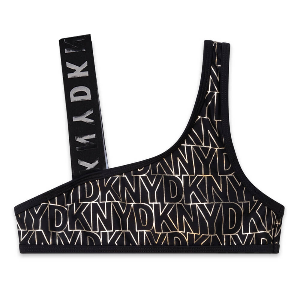DKNY Girls, Bikini, Black Yellow