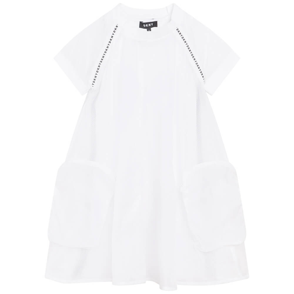 DKNY Girls, Dress, White