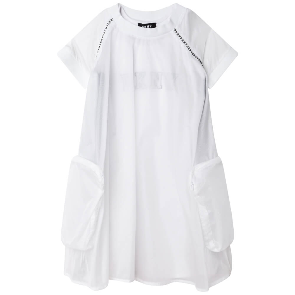 DKNY Girls, Dress, White