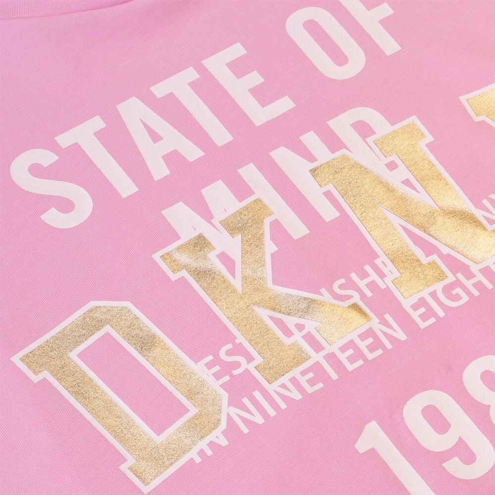 DKNY Girls, Short Sleeved Dress, Pink