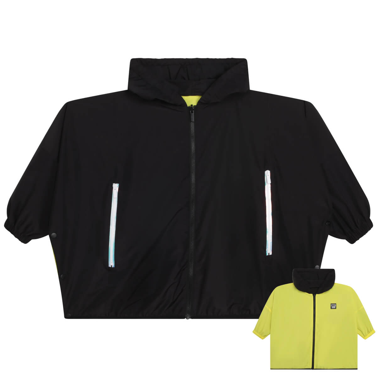 Girls White Reversible Windbreaker - Main Image