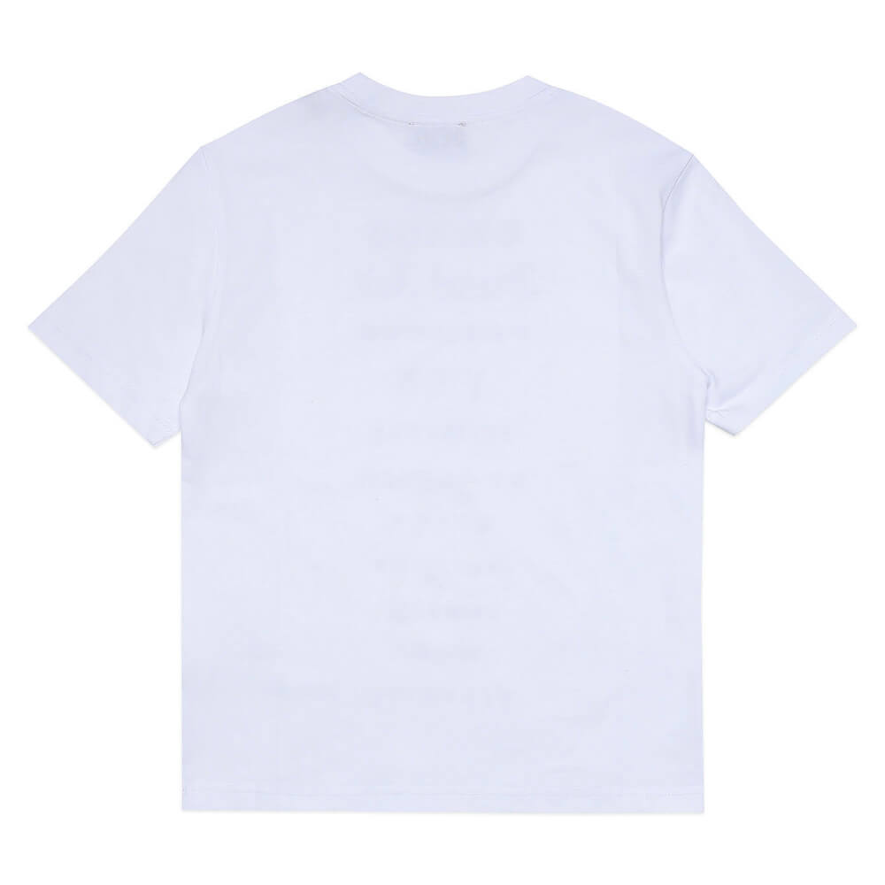 Diesel Boys White Courage Over T-Shirt Bold Message Writing