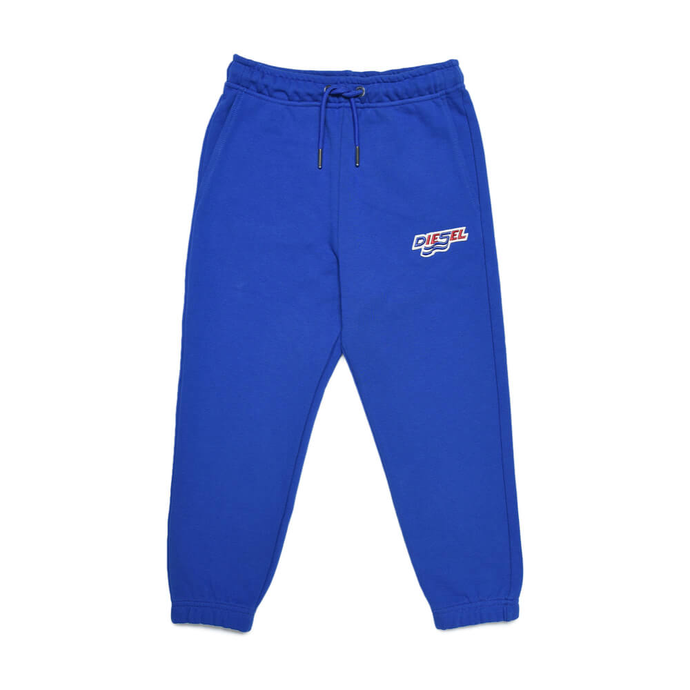 Diesel Boys Blue Joggers With Drawstring And Logo