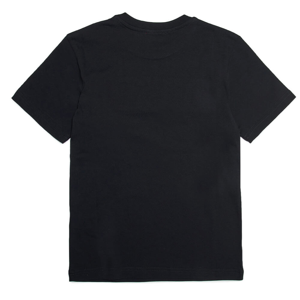 Diesel Boys Black Round Neck Logo T-Shirt