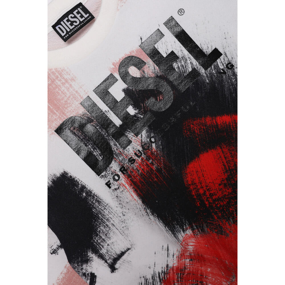 Diesel Boys Multi Screwrush Over Sweatshirt