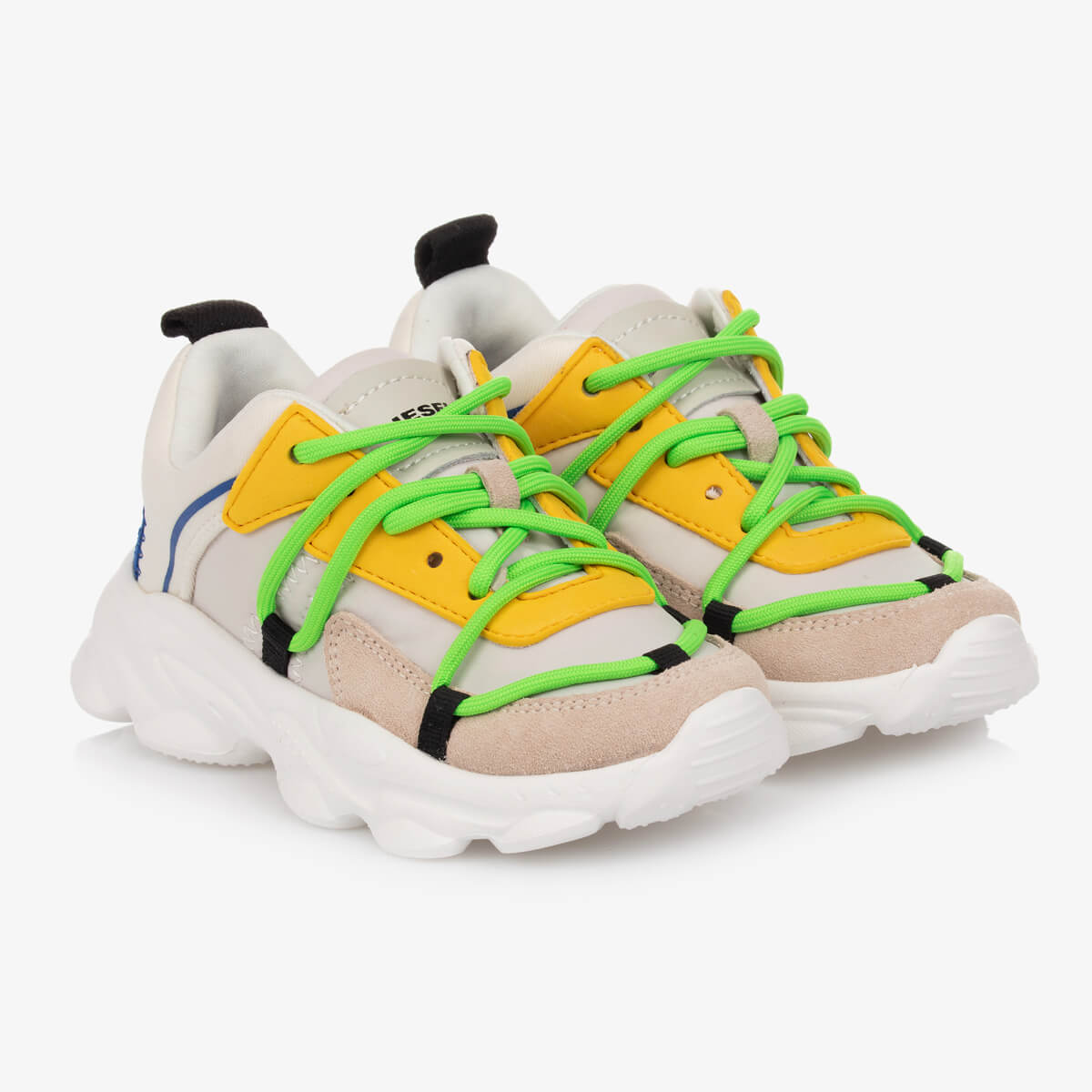 Diesel Boys White Serendipity Trainers