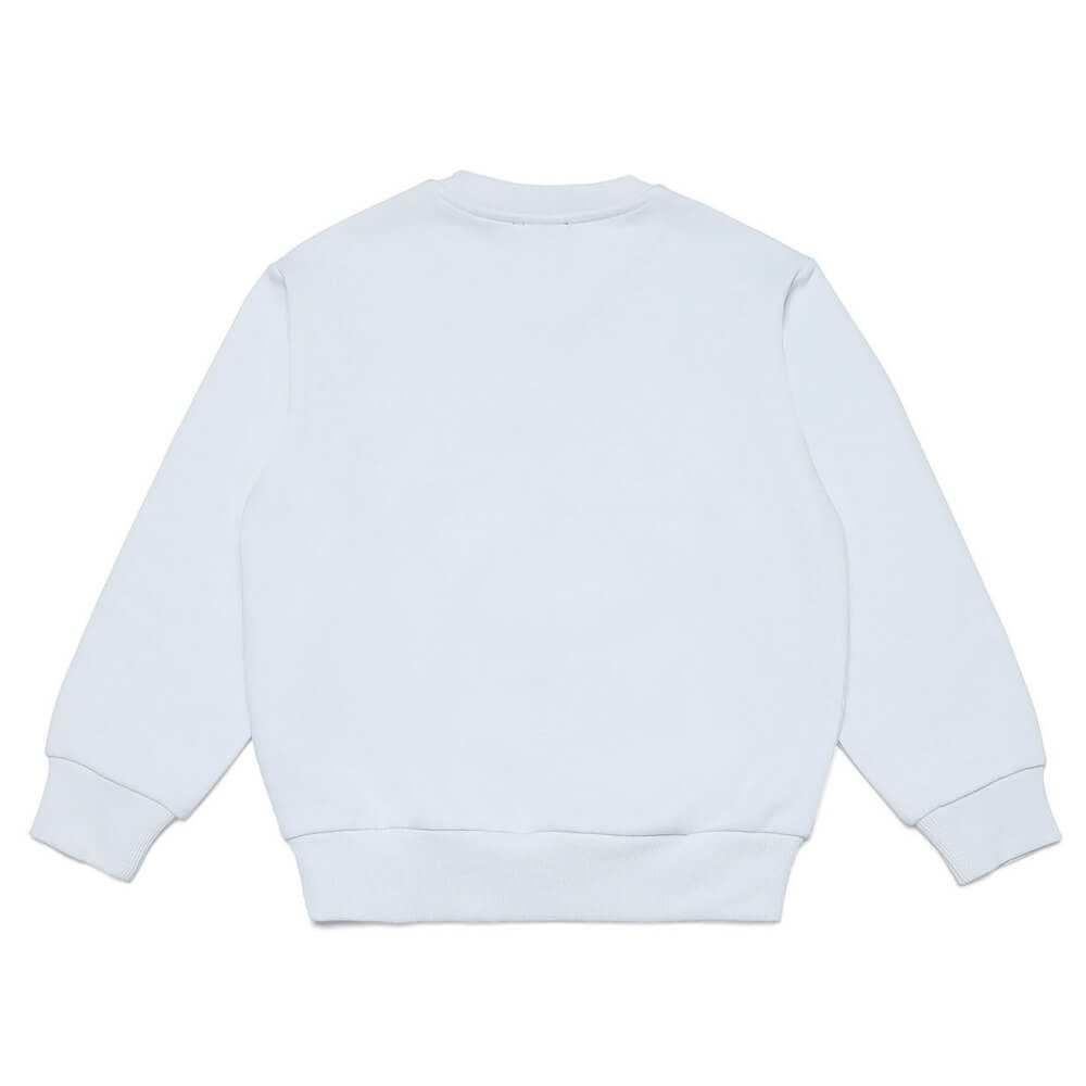 Diesel Boys White Sgirka70 Sweatshirt
