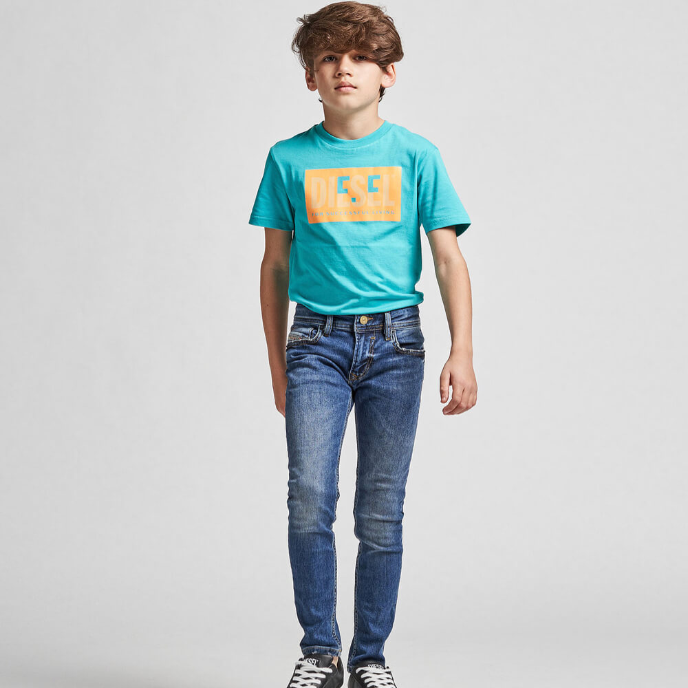Diesel Boys Blue Luxury Sleenker Jeans