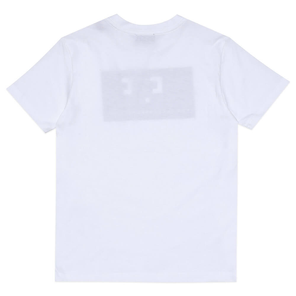 Diesel Boys White T-Shirt With Box Logo