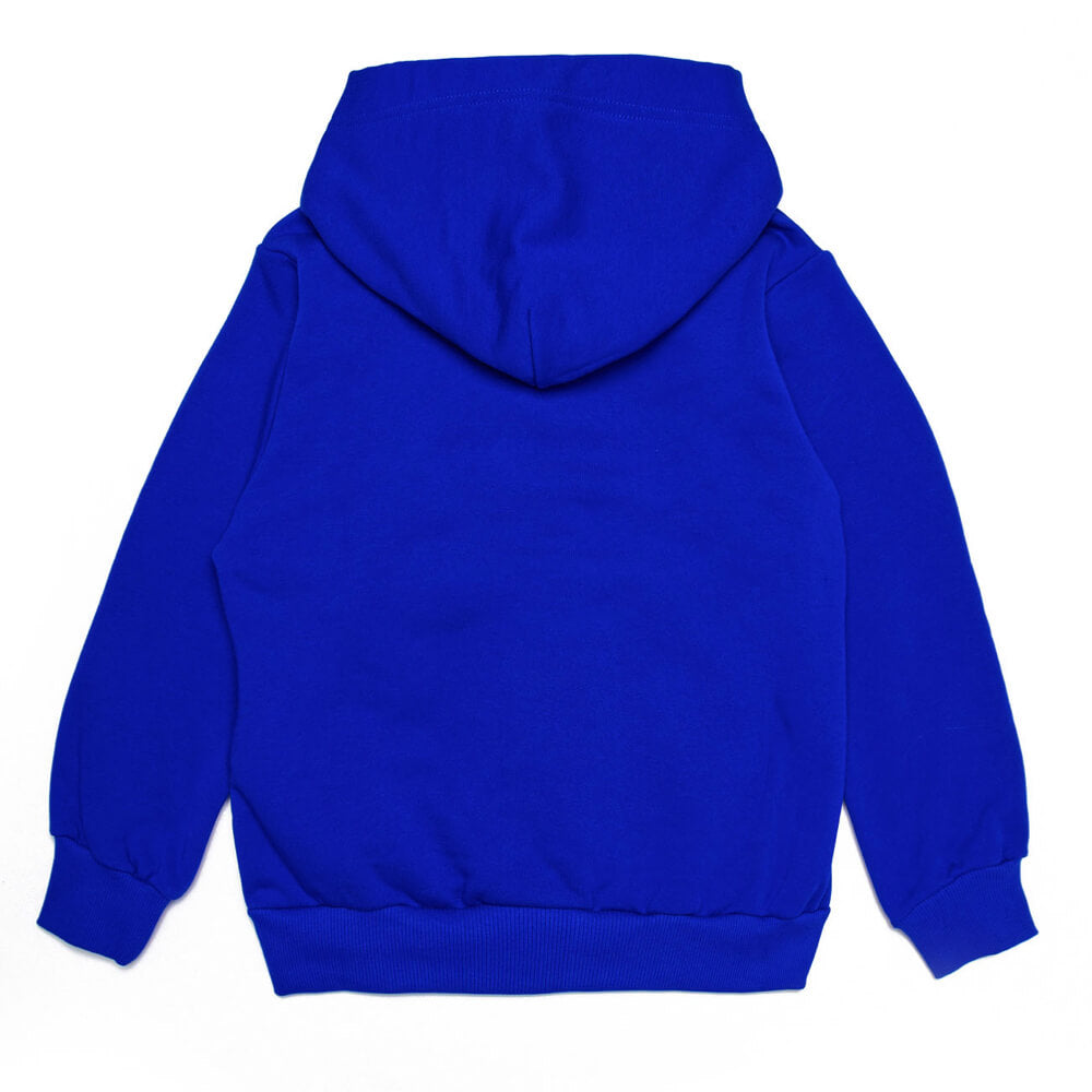 Diesel Boys Blue Zipped Hoodie With Logo