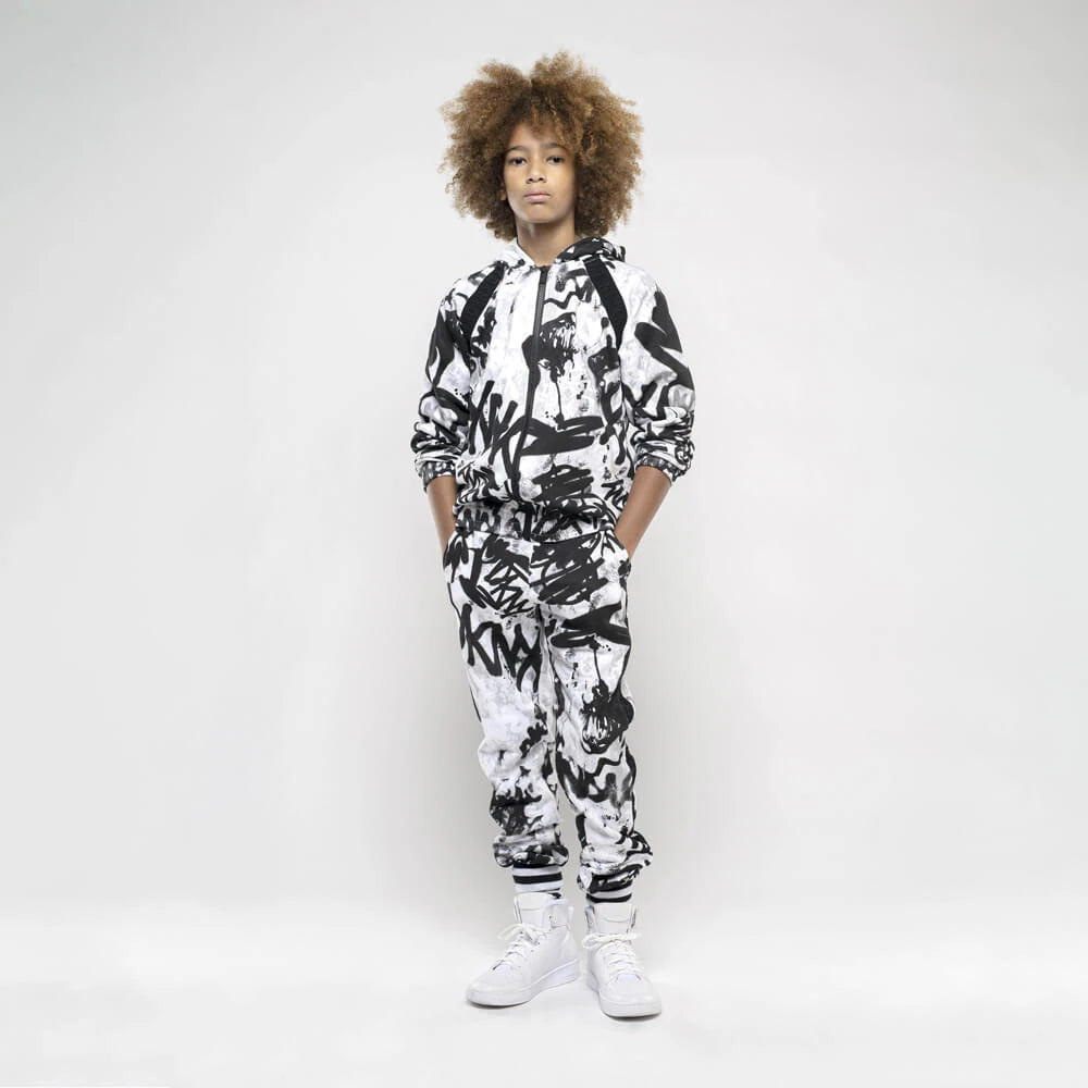 DKNY Kids, Boys Hooded Cardigan, White