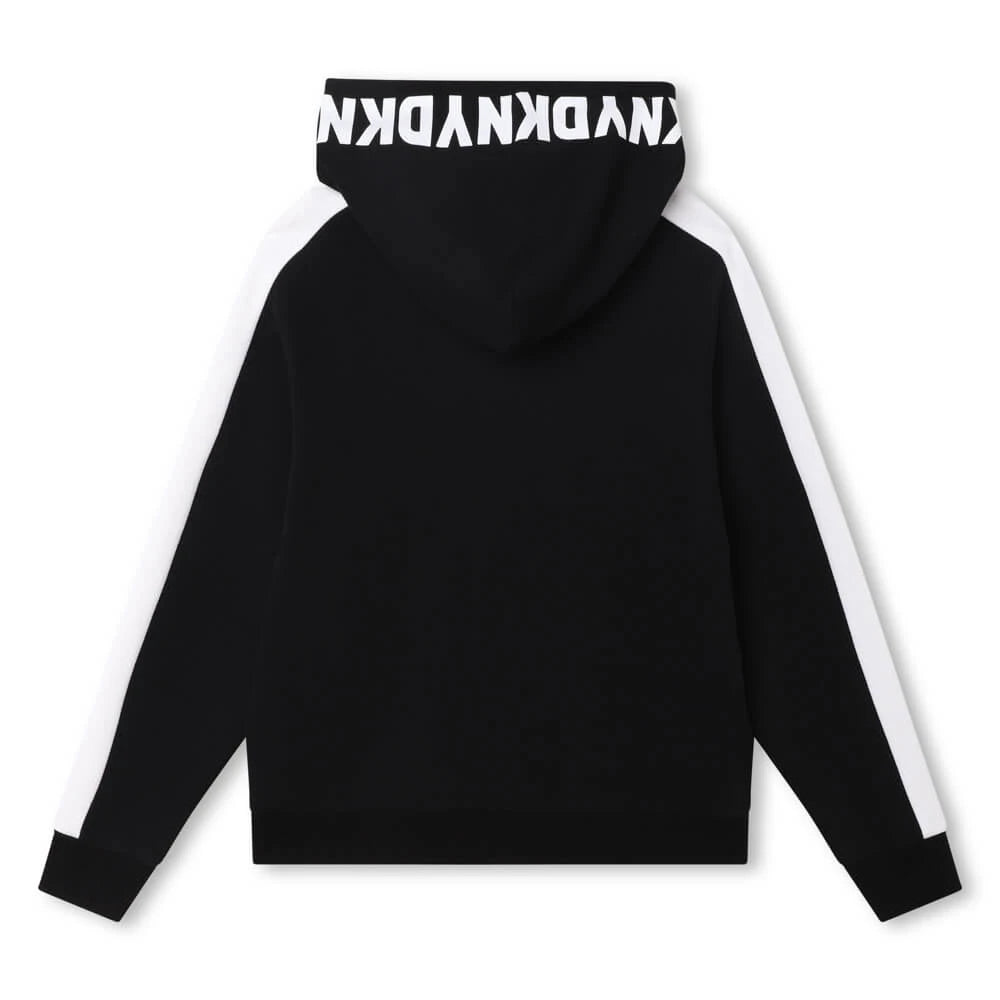 DKNY Kids, Boys Hooded Cardigan, Black
