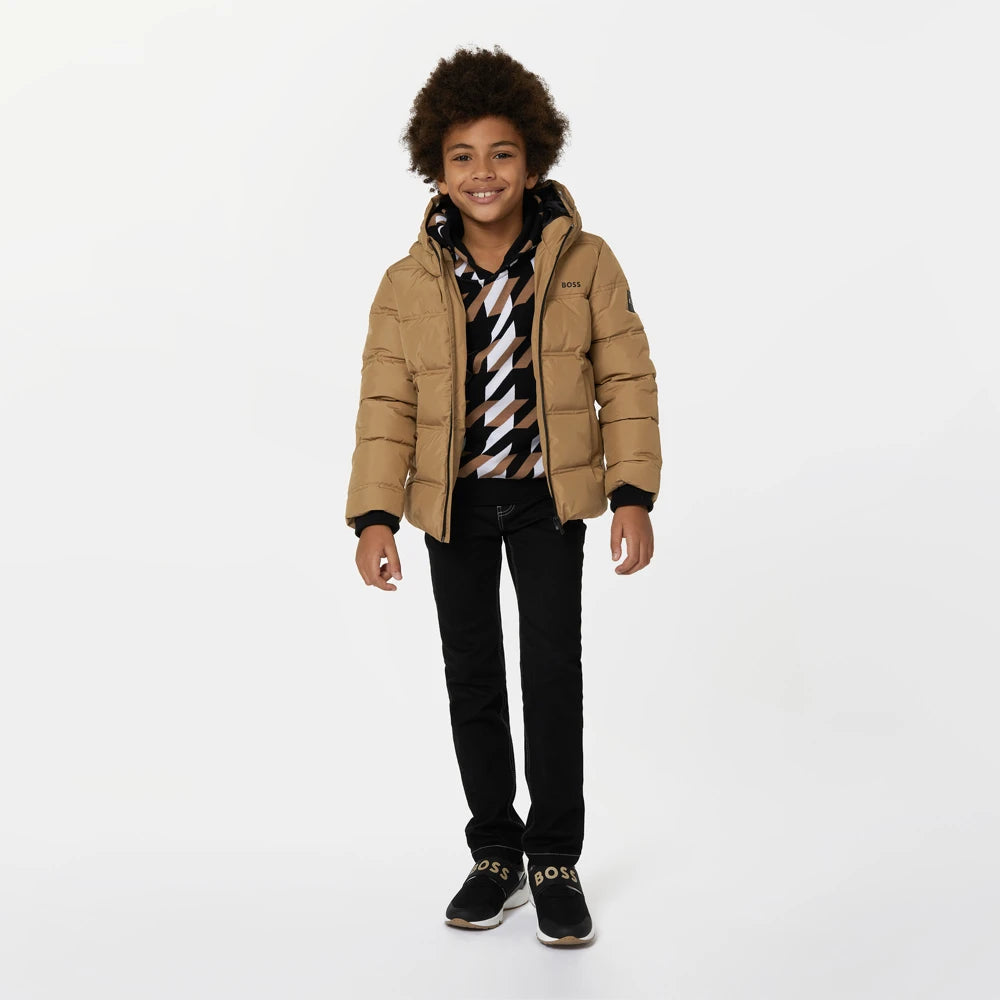 Boss Kidswear Boys Stone Puffer Jacket
