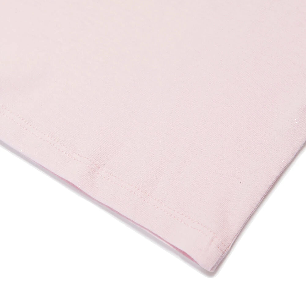 Guess Girls Pink T-Shirt With Abstract Design