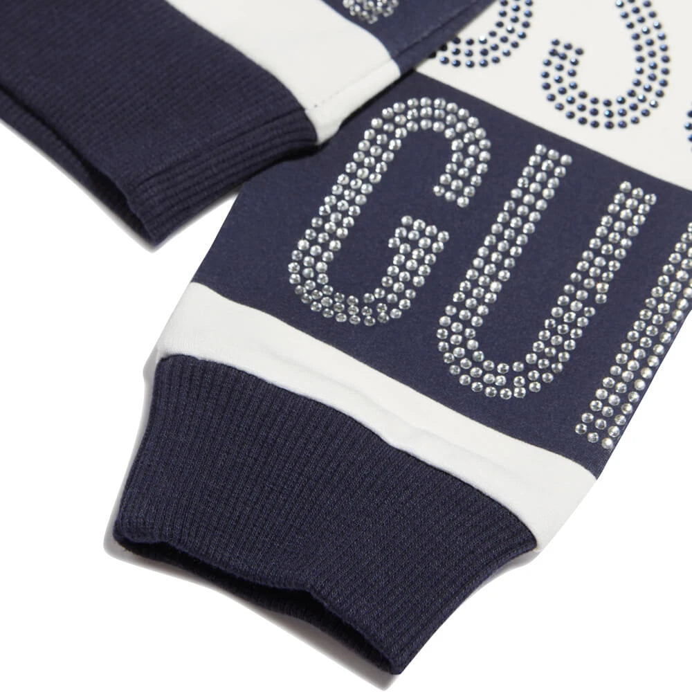 Guess Girls Navy & White Multi Logo Sweatshirt