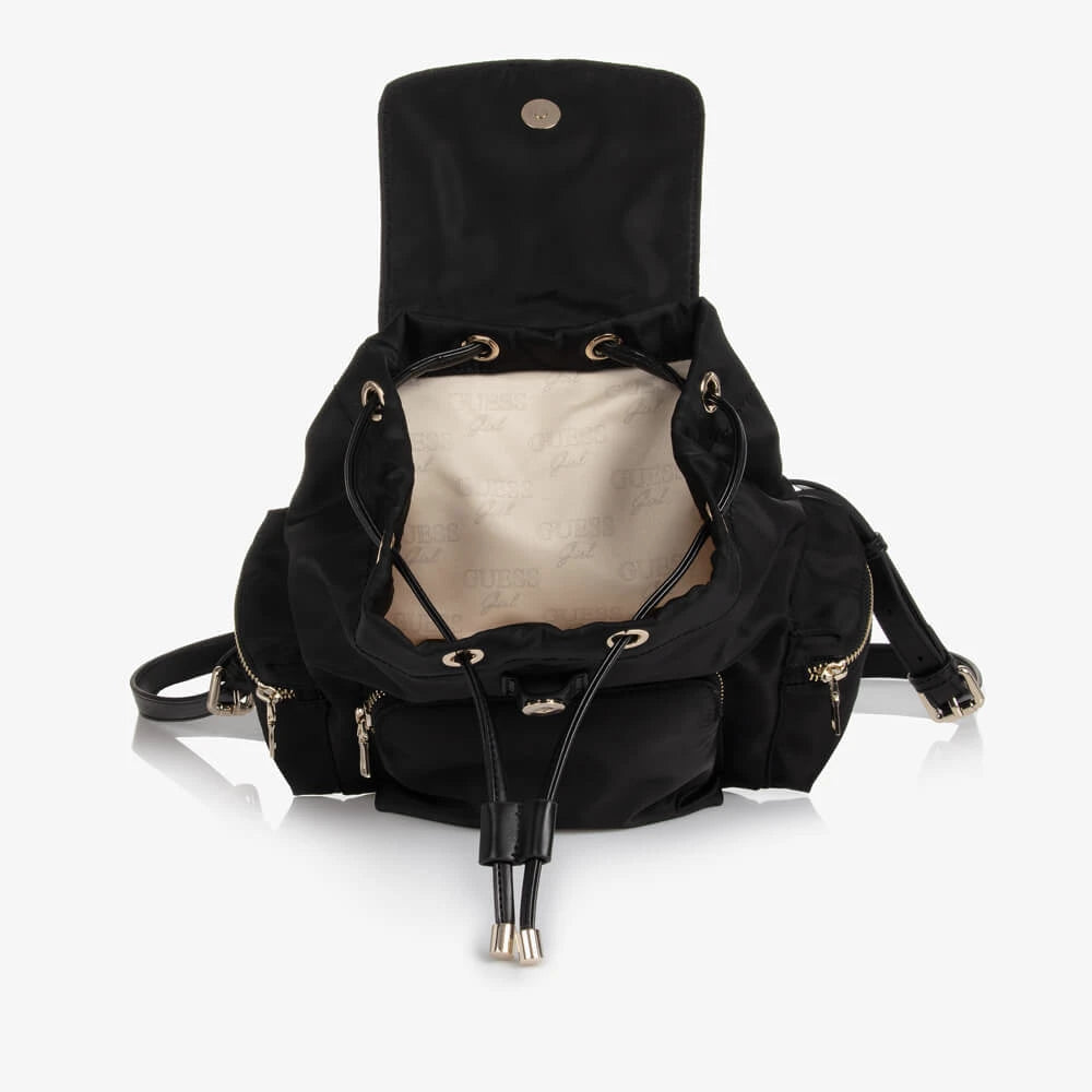 Guess Girls Black Backpack