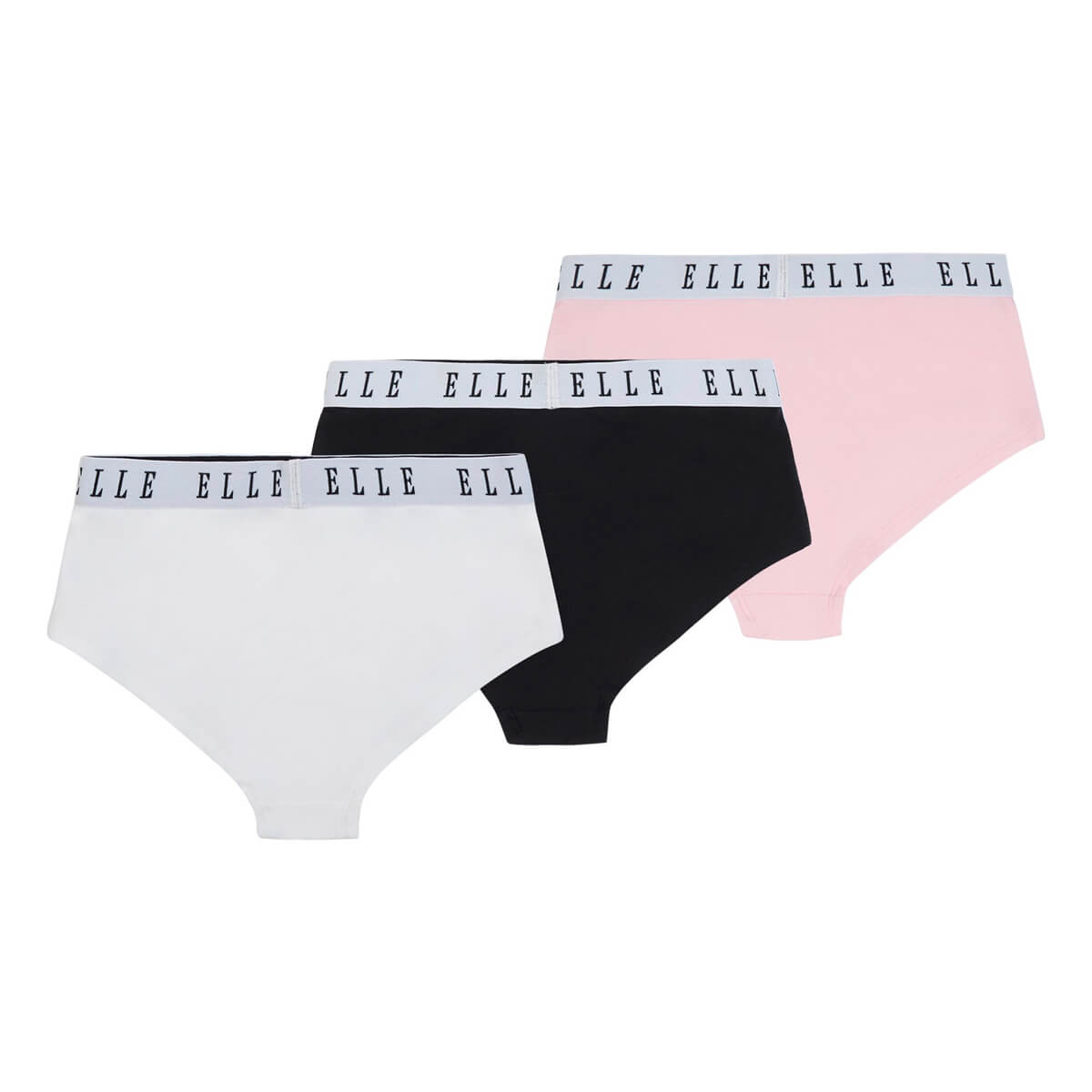 Elle Girls White Hipster Briefs