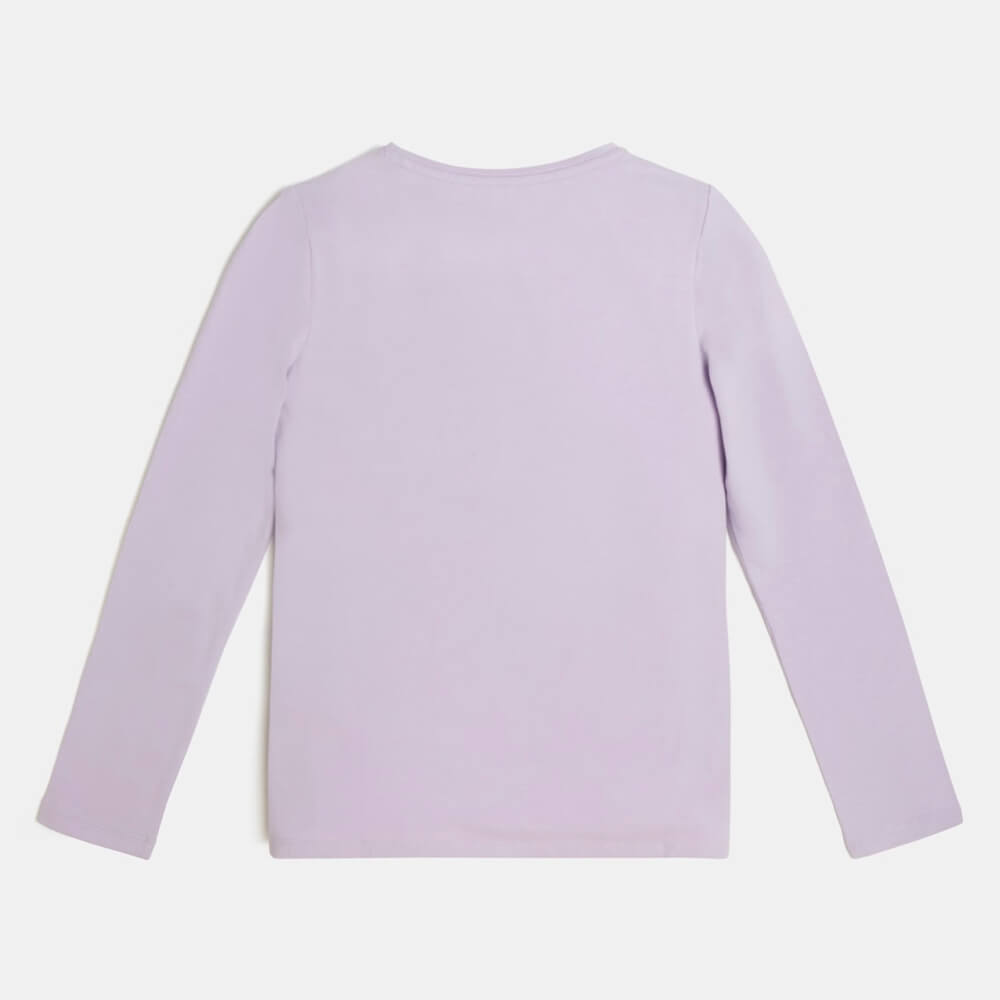 Guess Girls Purple Funky Logo Top