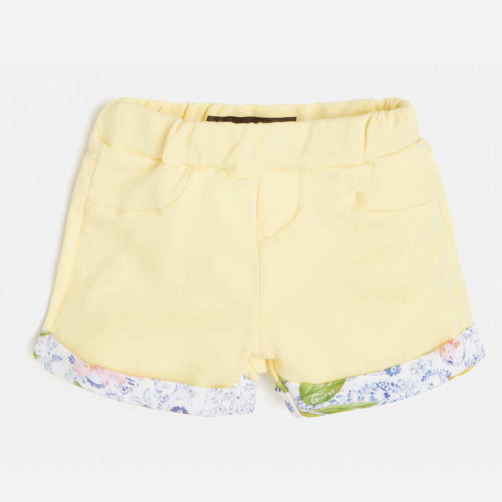 Guess Baby Girls Lemon Print T-Shirt And Shorts Combo Set