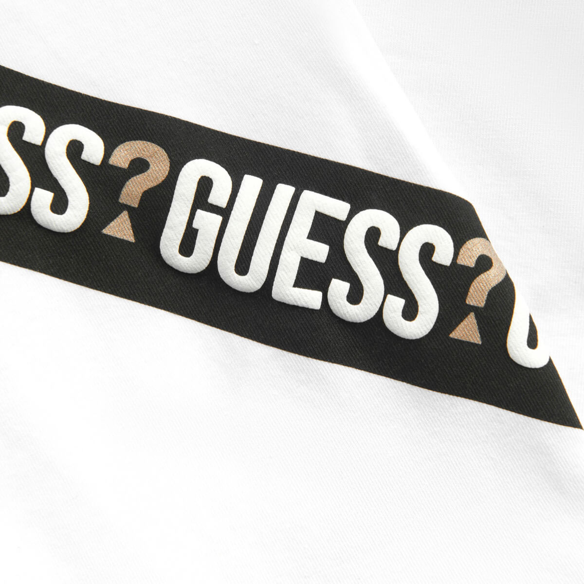 Guess Girls White Reversible Sequins Top
