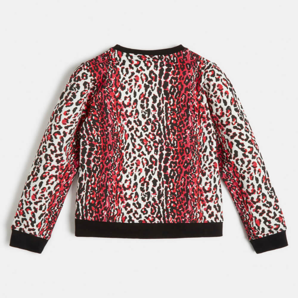 Guess Girls Red & Multi Sweatshirt