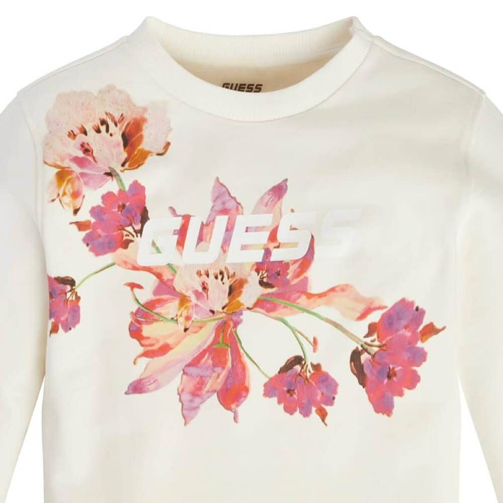 Guess Girls White Active Top