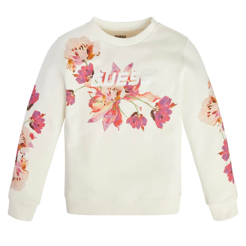 Guess Girls White Active Top