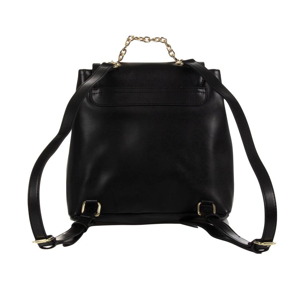 Guess Girls Black Leather Backpack