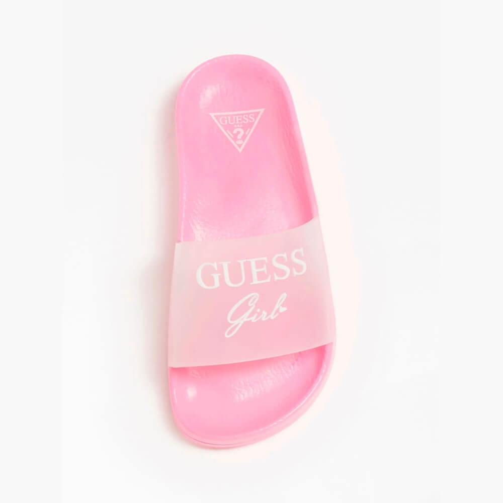 Guess Girls Pink Dina Sliders