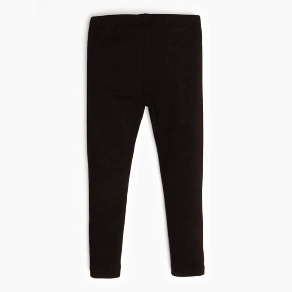 Guess Girls Black Leggings With Guess Logo