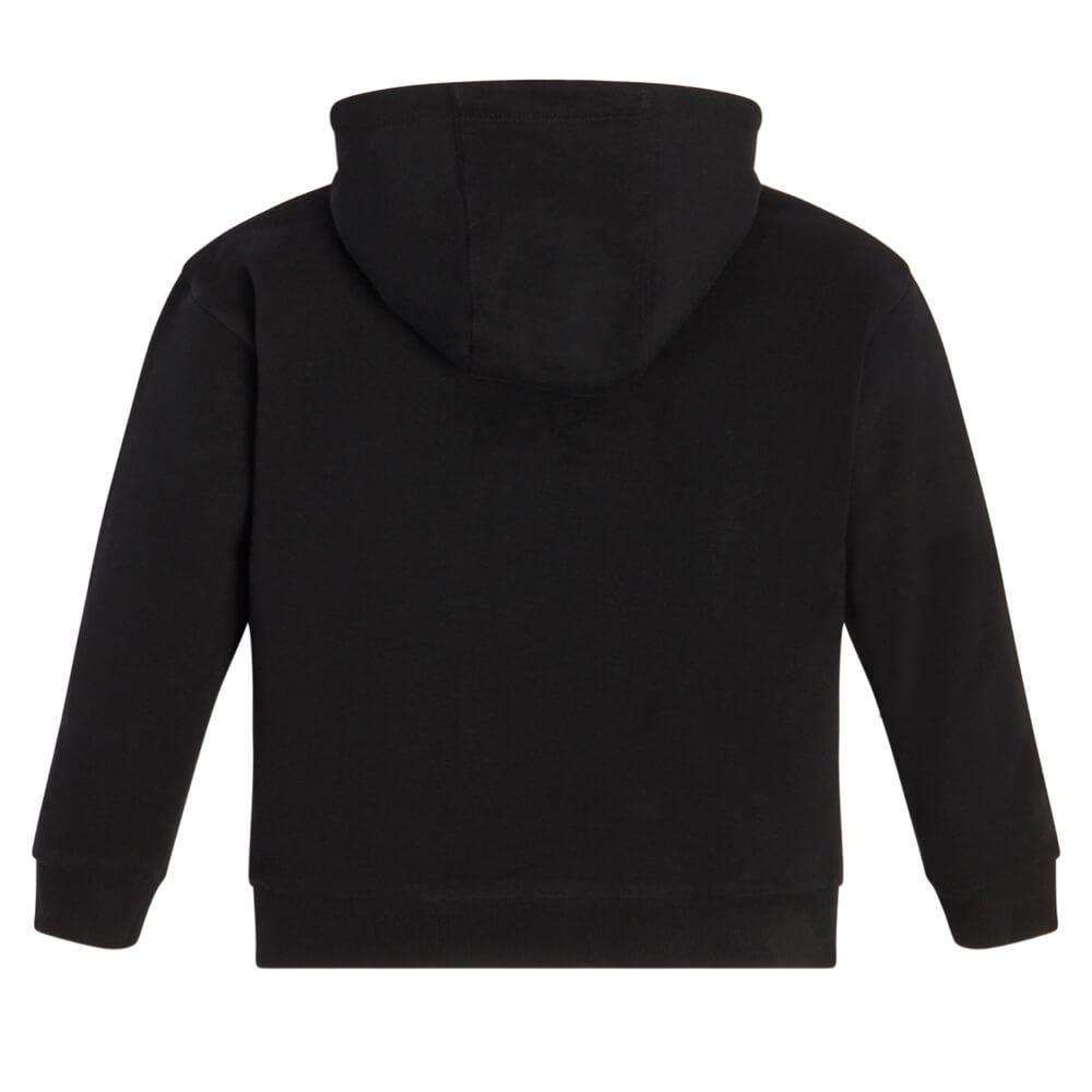 Guess Girls Black Logo Hoodie