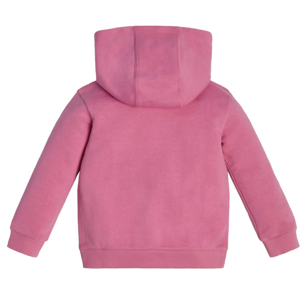 Guess Girls Pink Logo Hoodie